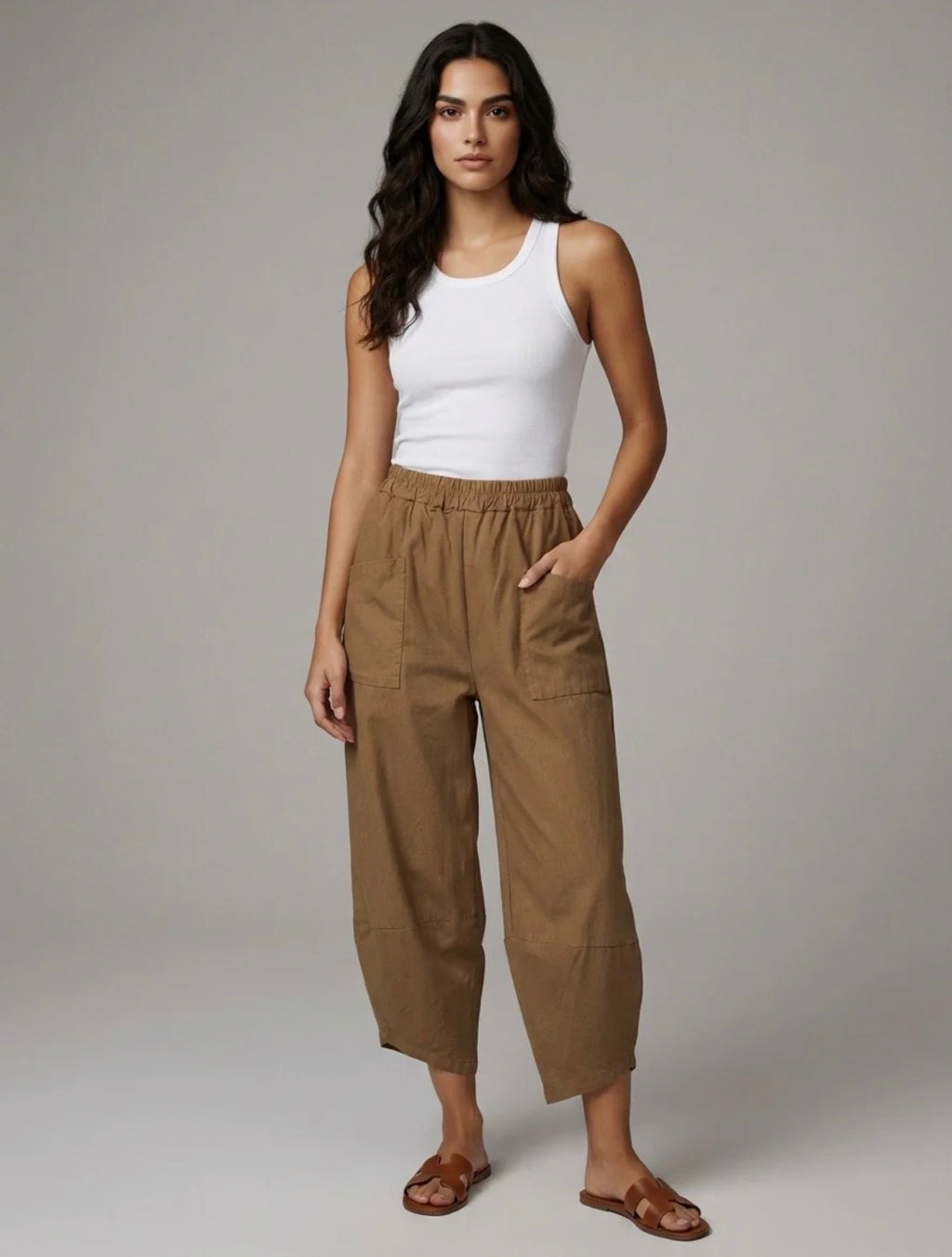 Pocket Front Trousers - Stretch Canvas