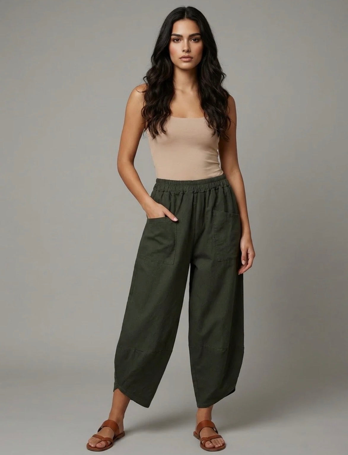 Pocket Front Trousers - Stretch Canvas