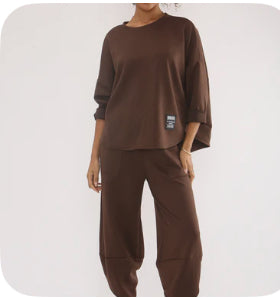 Scuba Top Brown