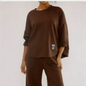 Scuba Top Brown