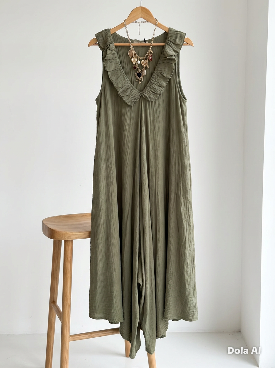 Frill handkerchief Dress