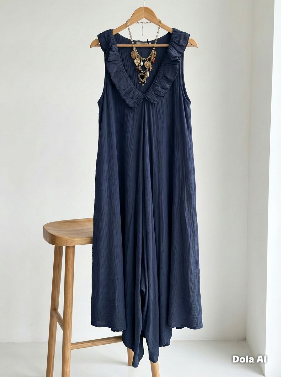 Frill handkerchief Dress