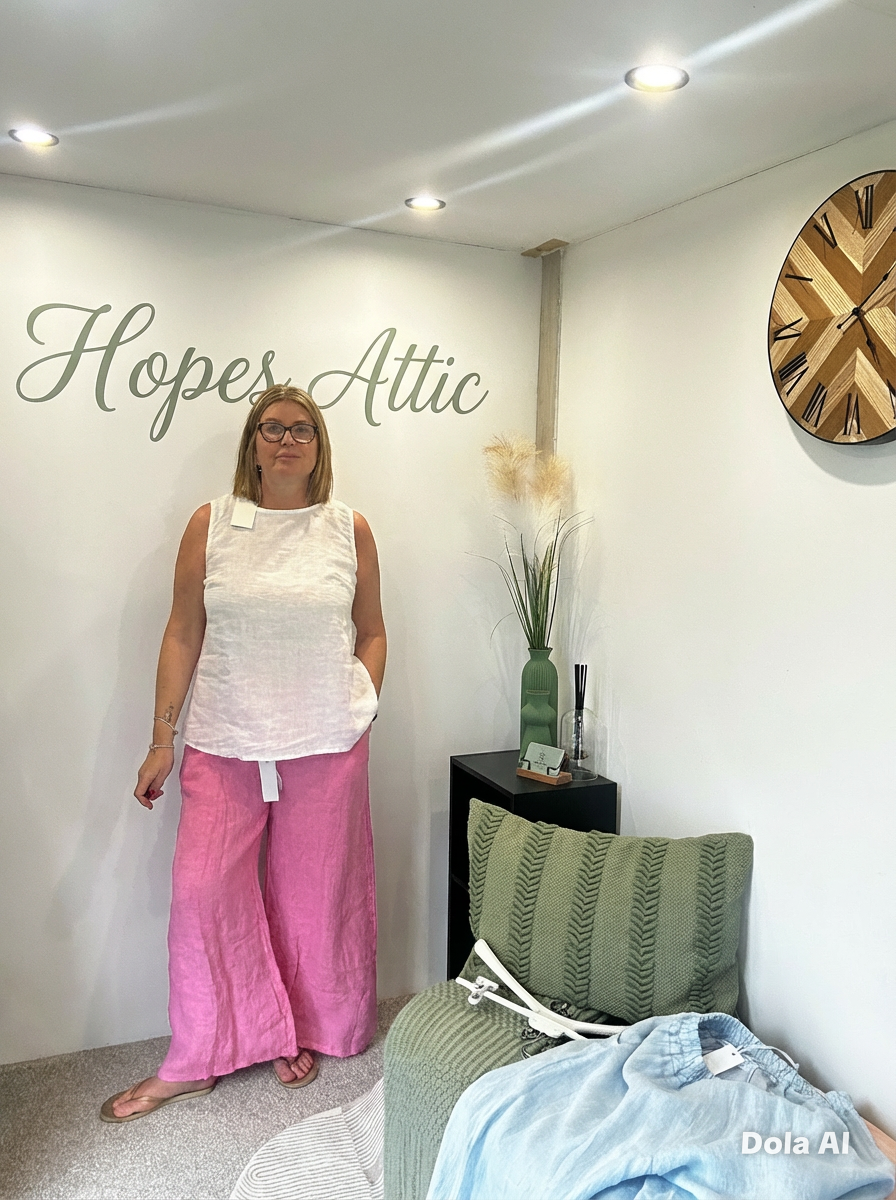 Wide Leg Linen Trousers