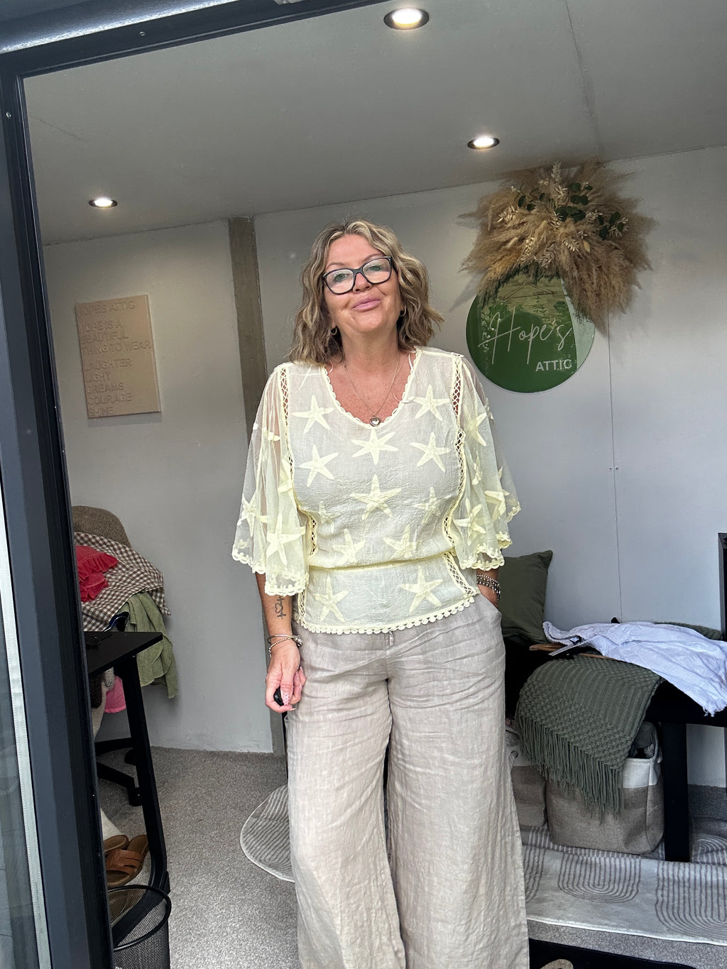 Lemon Star Blouse