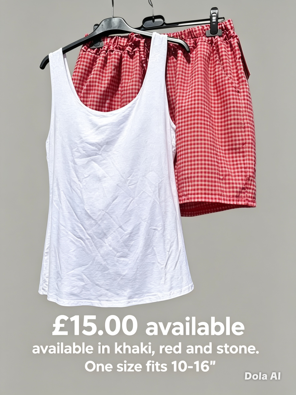Gingham shorts